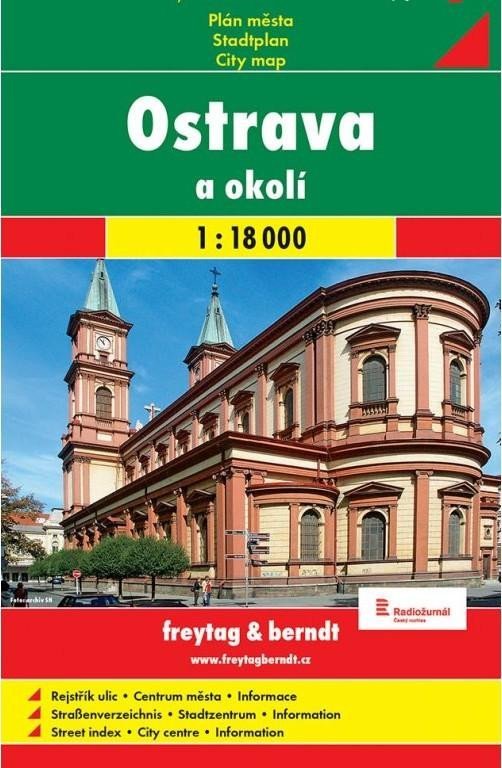 Levně Ostrava mapa 1:18 000