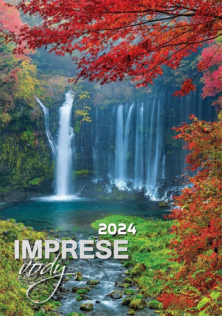 Levně Kalendář 2024 Impresie vody, nástěnný
