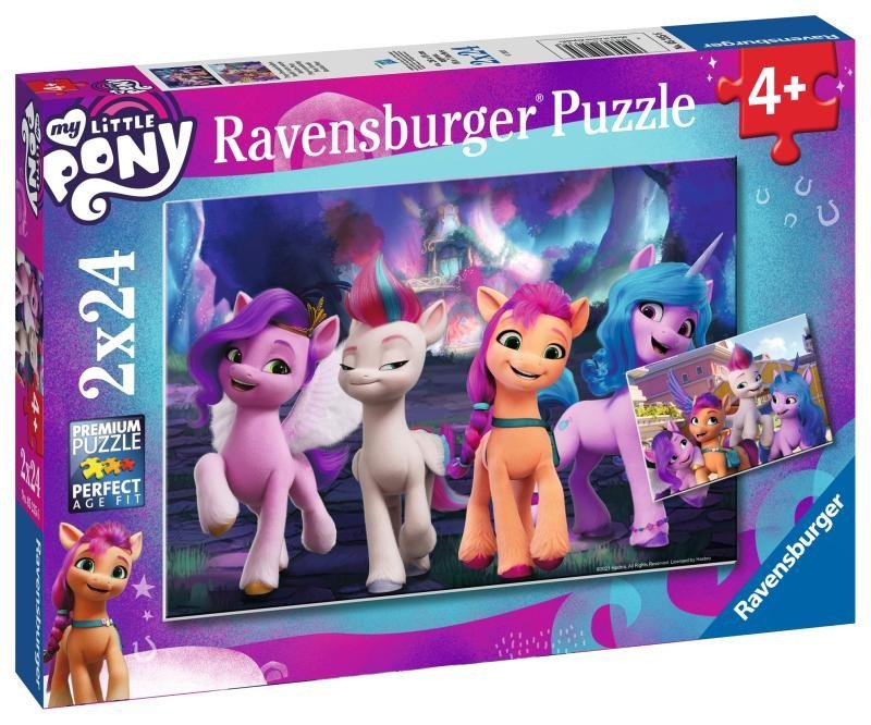 Levně Puzzle My Little pony 2x24 dílků