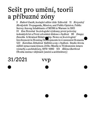 Sešit pro umění, teorii a příbuzné zóny 31/2021