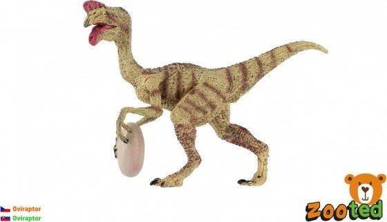 Oviraptor s vejcem zooted plast 12cm v sáčku