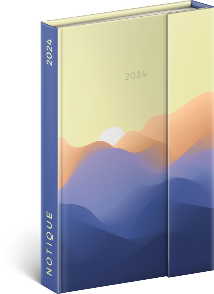 Levně Diář 2024: Horizont - týdenní, magnetický, 11 × 16 cm