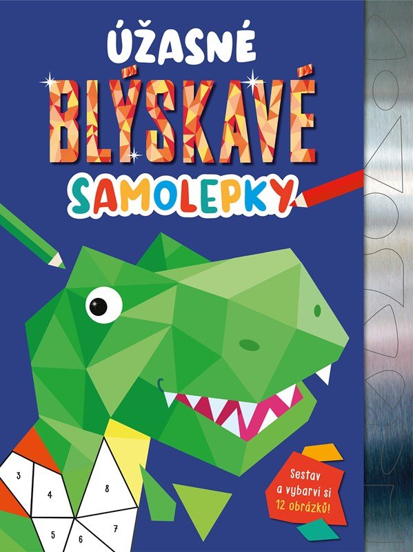 Levně Úžasné blýskavé samolepky - Claire Mowat