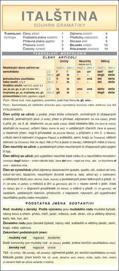 Levně ITALŠTINA souhrn gramatiky - autorů kolektiv