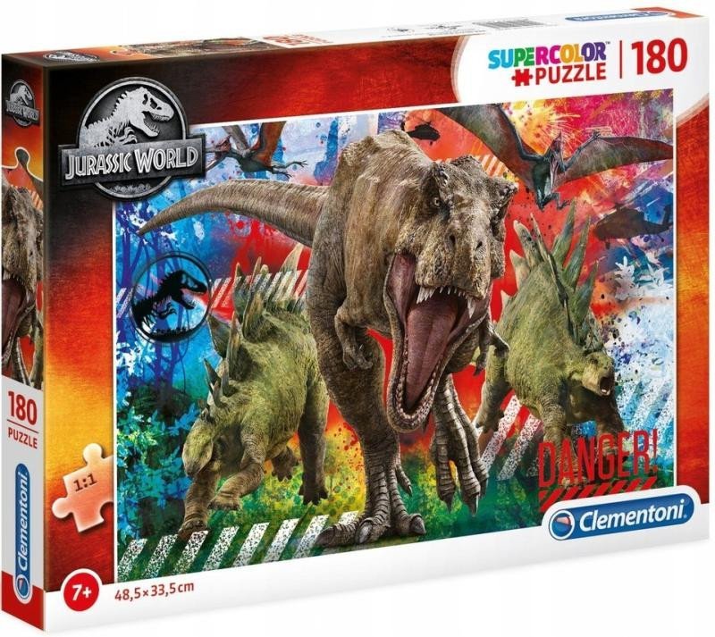 Clementoni Puzzle - Jurassic world 180 dílků - Clementoni