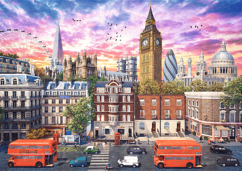 Levně Puzzle Procházka Londýnem 4000 dílků