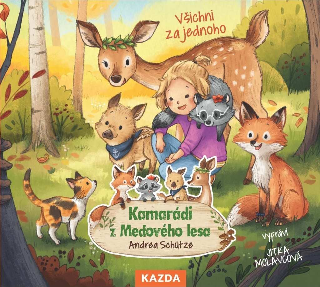 Levně Kamarádi z Medového lesa 3 - Všichni za jednoho - CDm3 (Čte Jitka Molavcová) - Andrea Schütze
