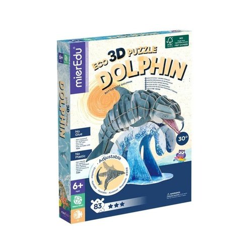 Levně ECO 3D Puzzle Delfín