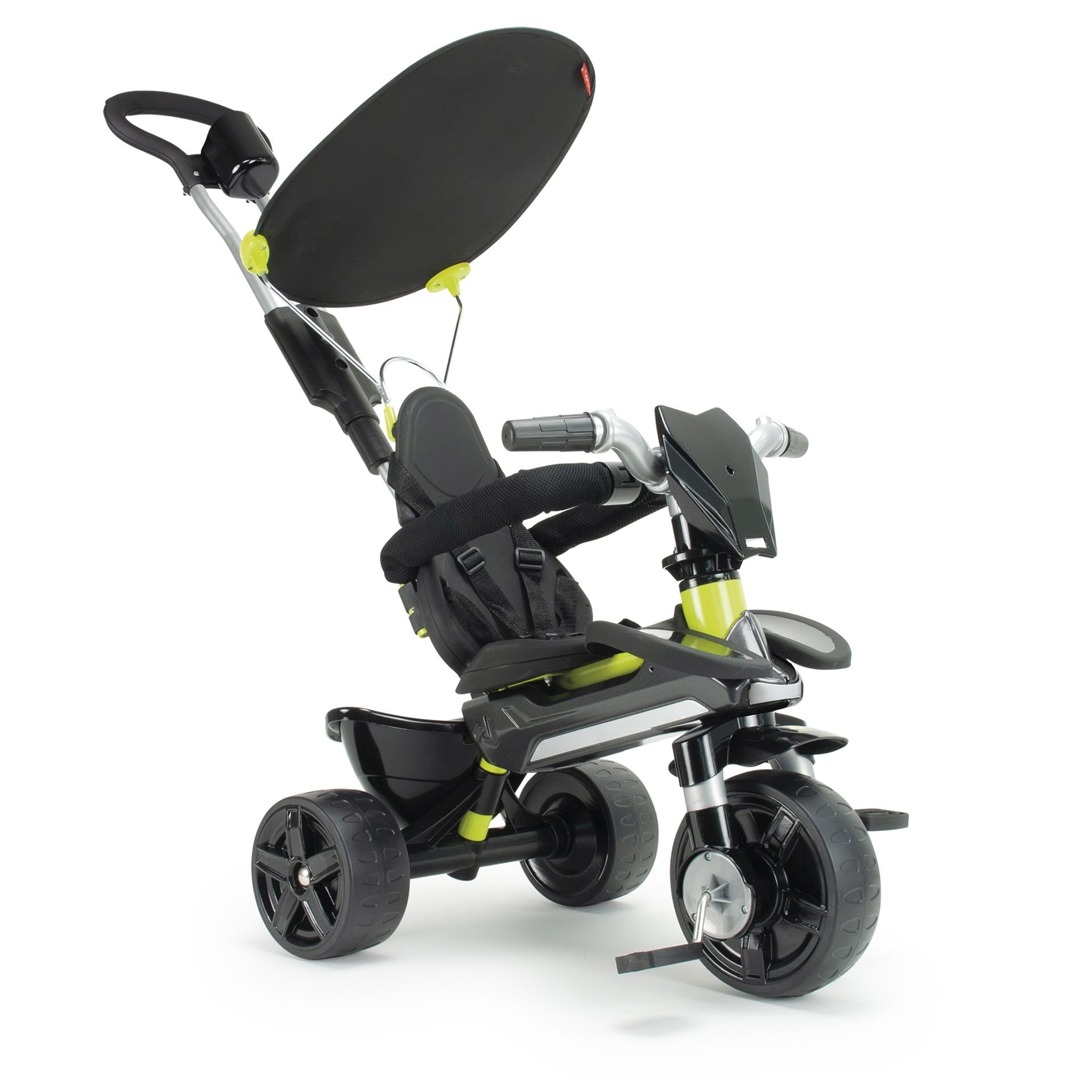Levně INJUSA 3240 Dětská evoluční šlapací tříkolka s vodicí tyčí SPORT BABY MAX