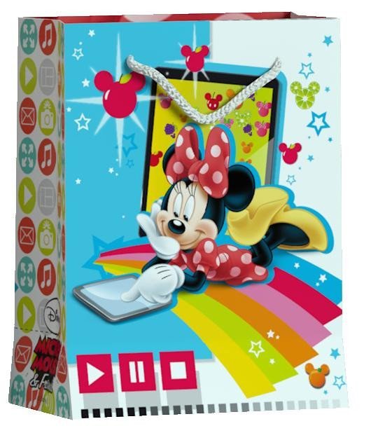 Levně Disney Dárková taška M - Minnie 17 x 23 cm - Wader