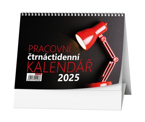 Pracovní čtrnáctidenní kalendář 2025 - stolní kalendář