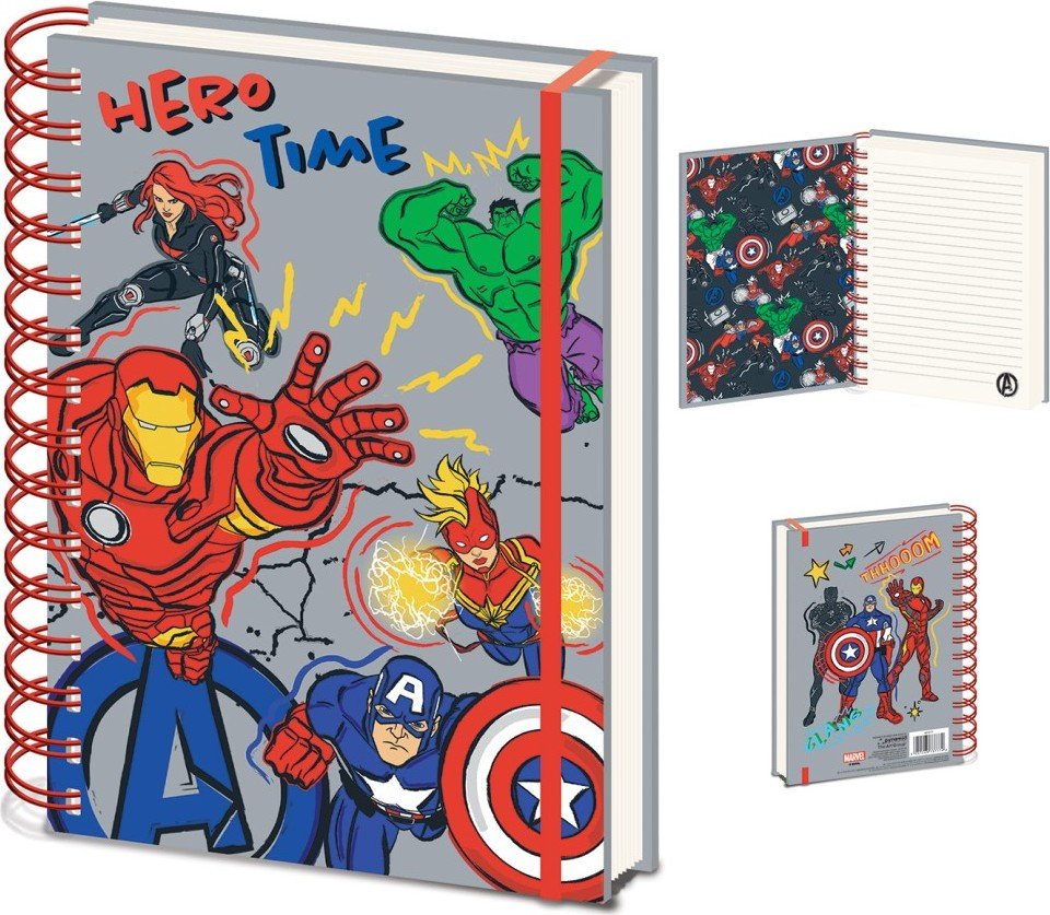 Levně Avengers Hero - Blok kroužkový - EPEE
