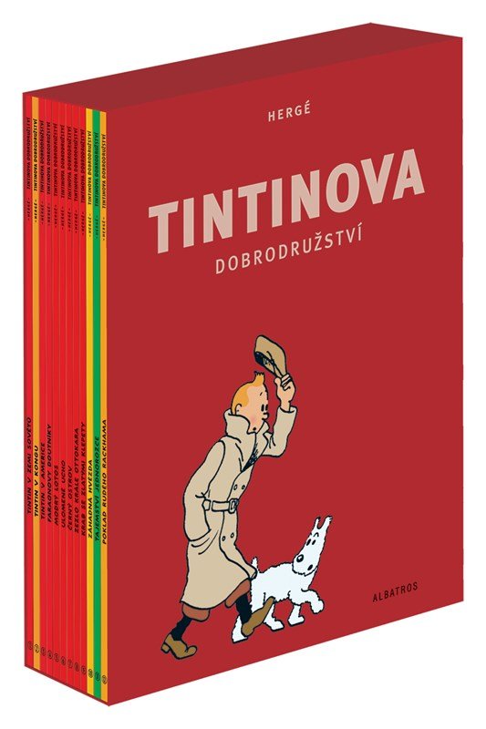 Levně Tintinova dobrodružství BOX 1-12 - Hergé