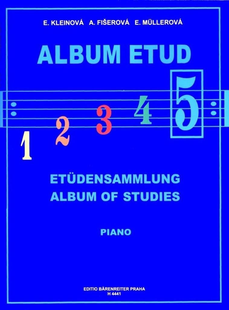 Album etud 5 Piano - autorů kolektiv
