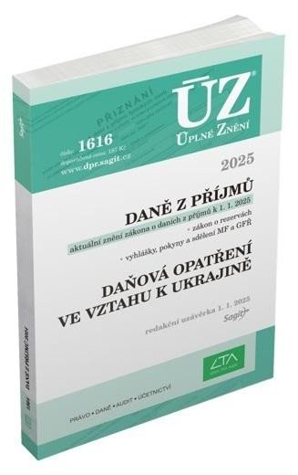 Levně ÚZ 1616 Daně z příjmů, 2025