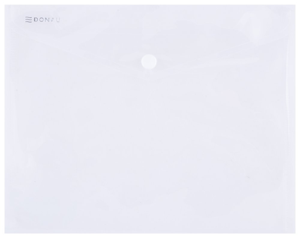 Levně DONAU obálka s drukem průhledná, C5, PP, transparentní - 10ks