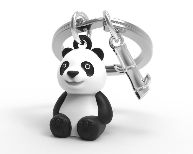 Levně MTM Klíčenka - Panda s bambusem