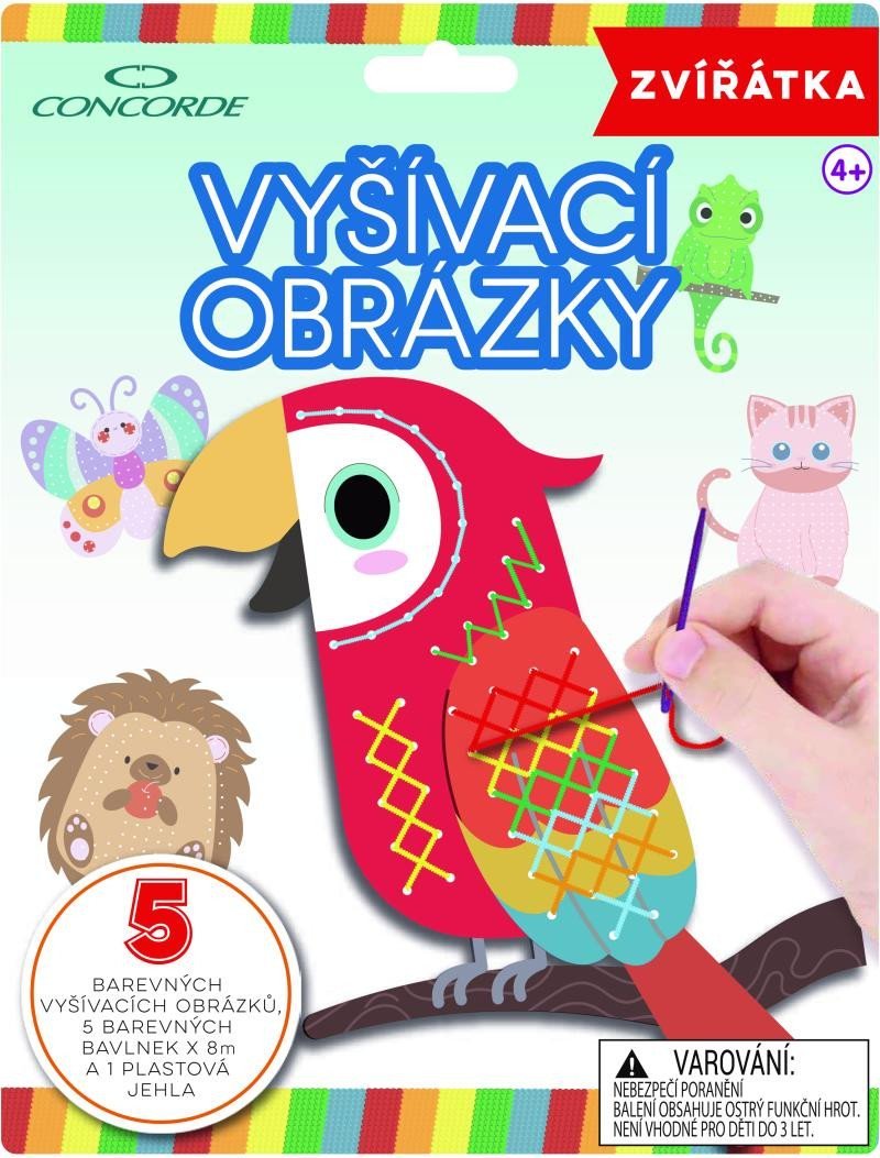 Levně Concorde Vyšívací obrázky - Zvířátka