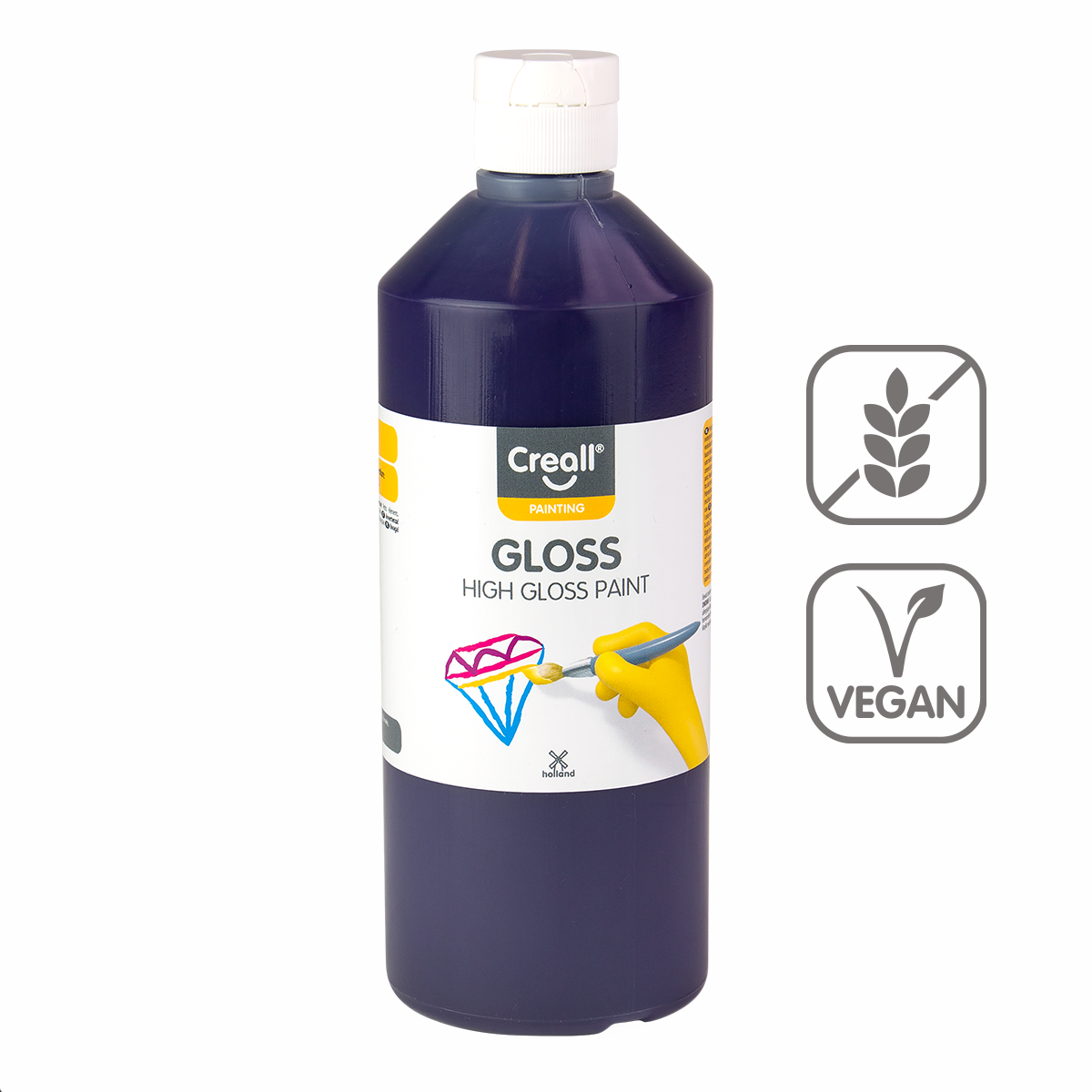 Product detail of Creall barva s vysokým leskem Gloss, 500 ml, fialová