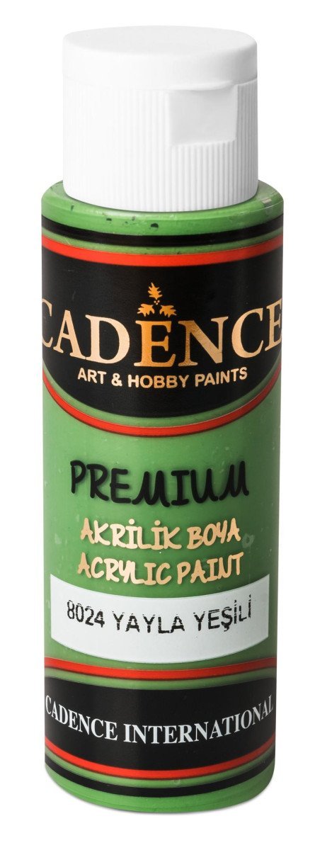 Levně Akrylová barva Cadence Premium - zelená / 70 ml