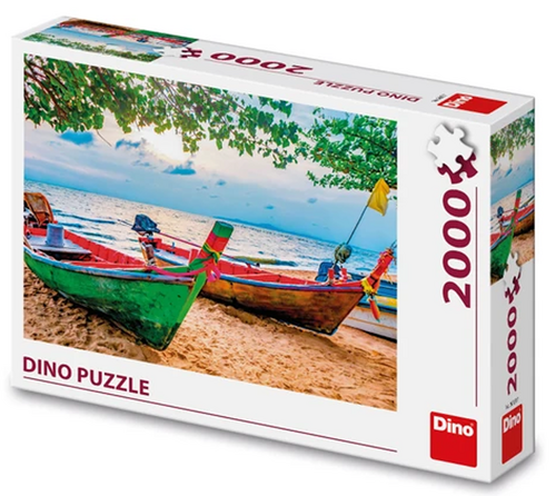 Levně Puzzle 2000 Rybářské loďky