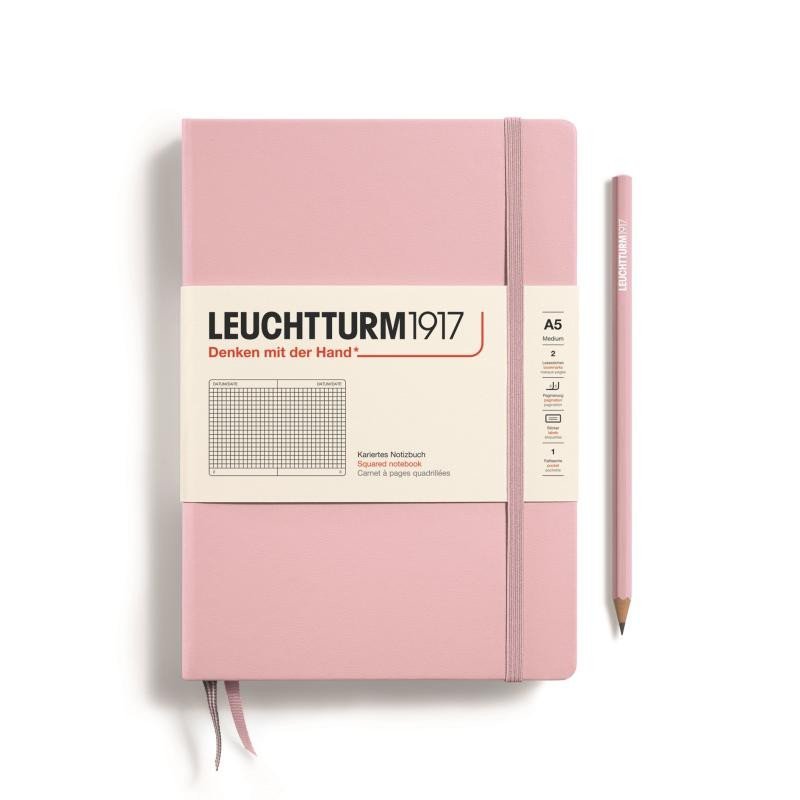 Levně Leuchtturm1917 Zápisník Powder Medium A5 čtverečkovaný