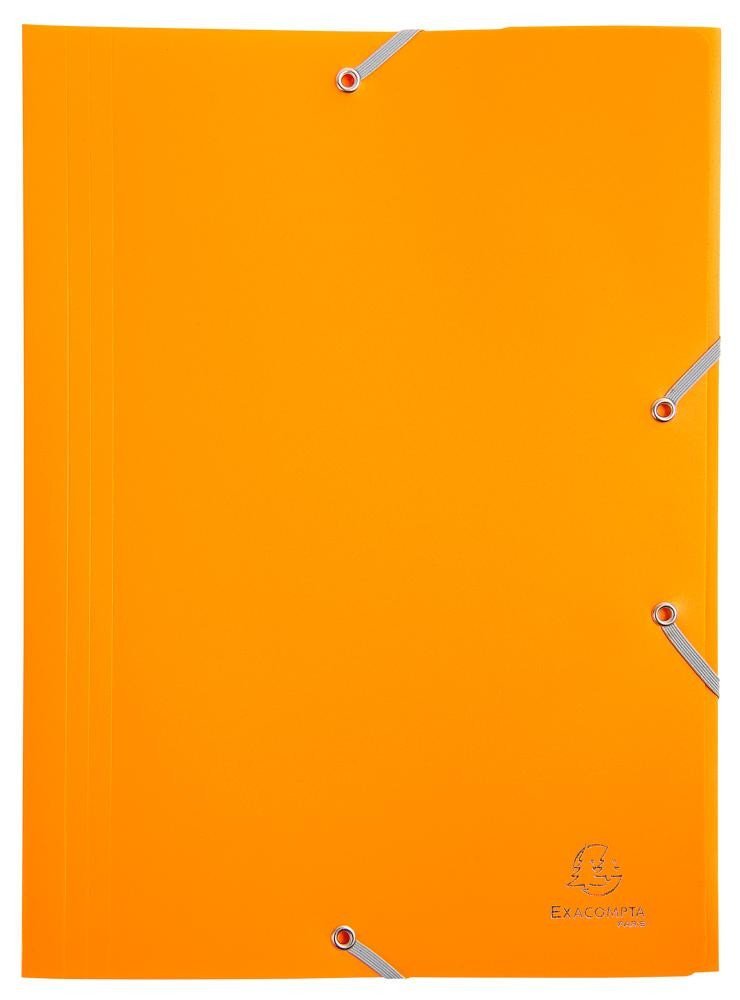 Levně Exacompta spisové desky s gumičkou - žluté
