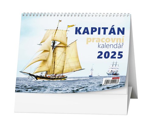 Pracovní kalendář Kapitán 2025 - stolní kalendář