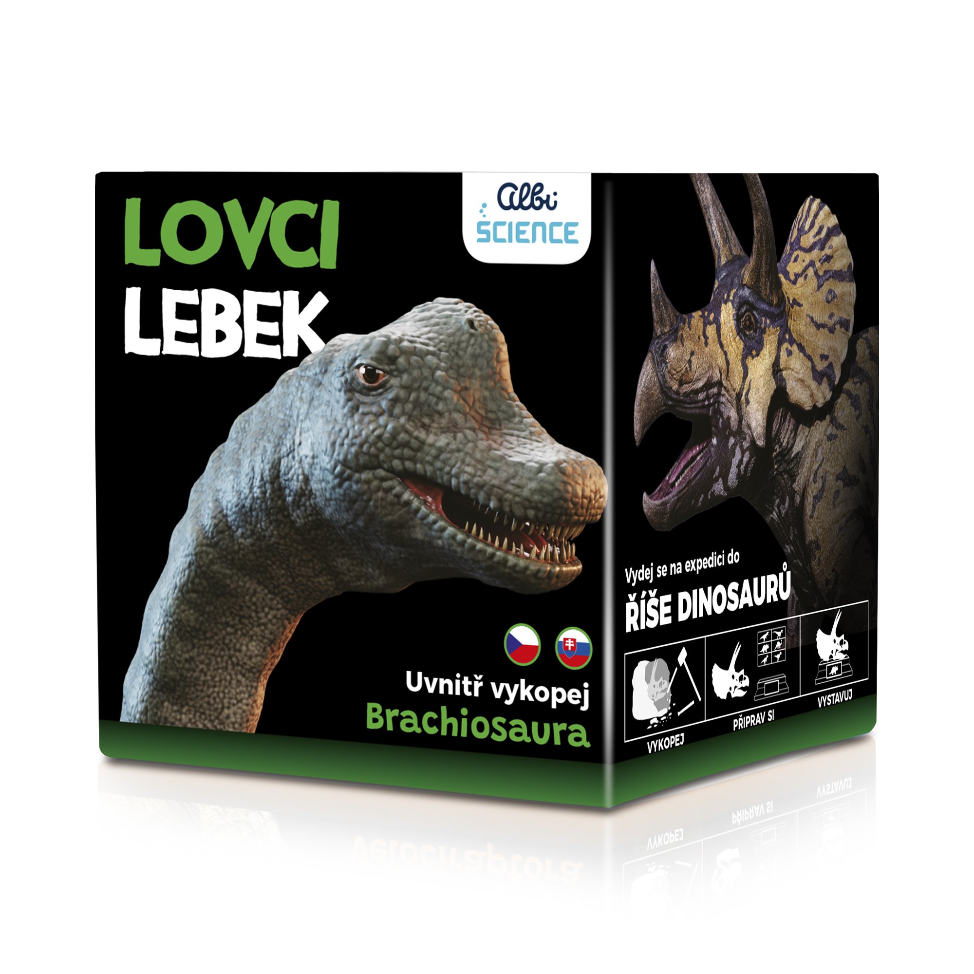 Levně Lovci lebek - Brachiosaurus - Albi