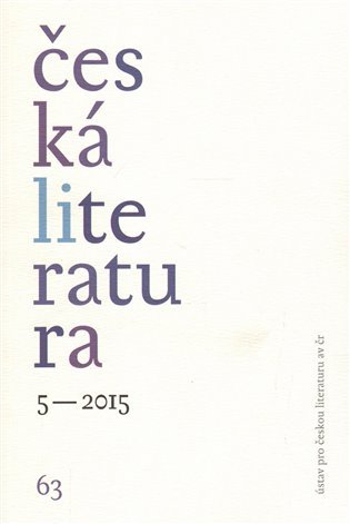 Levně Česká literatura 5/2015