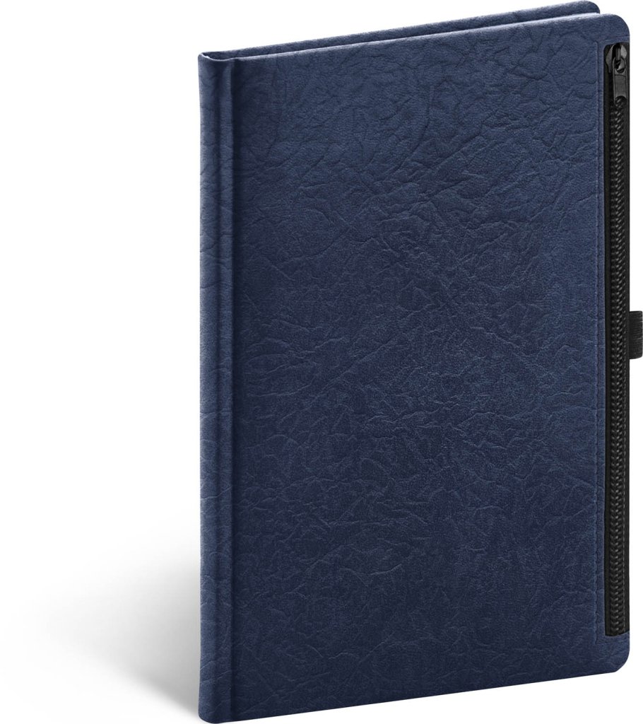 Levně Notes Hardy modrý, linkovaný, 13 × 21 cm