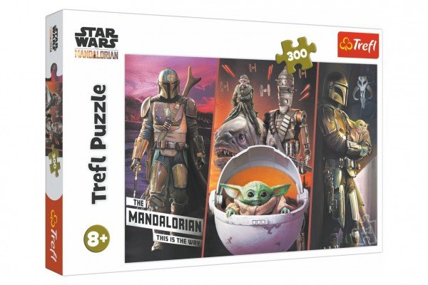Levně Trefl Puzzle Star Wars -The Mandalorian: Tajemný Baby Yoda/300 dílků