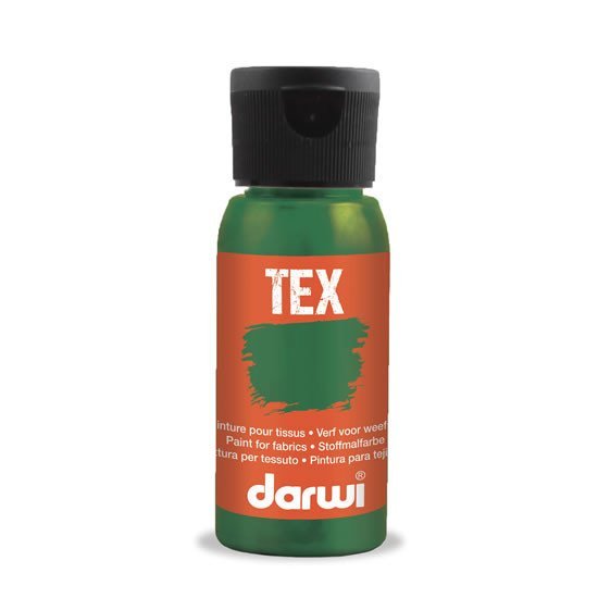 Levně DARWI TEX barva na textil - Zelená moos 50 ml