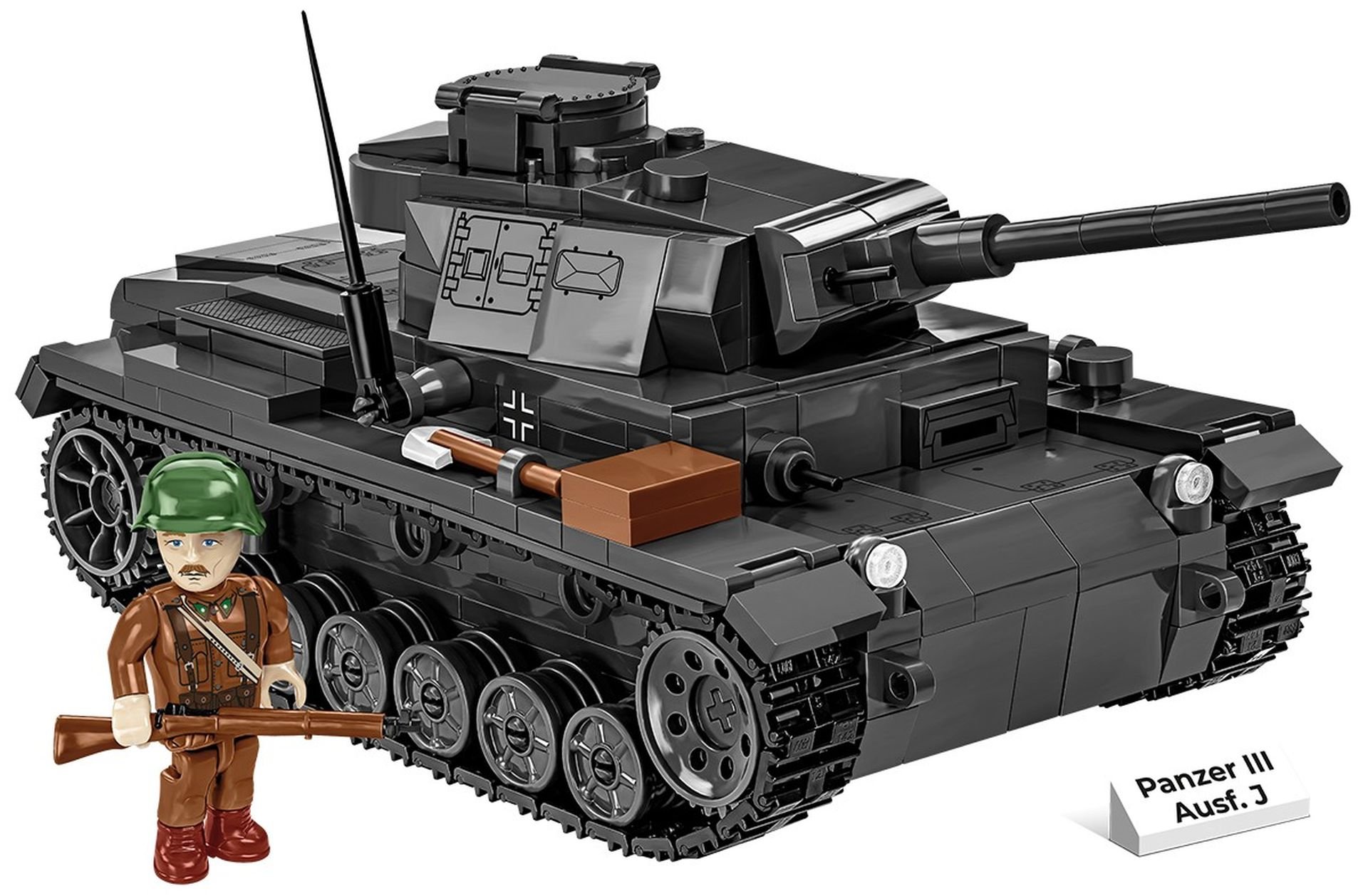 Levně COBI 2289 II WW Panzer III Ausf J, 1:35, 590 k, 1 f