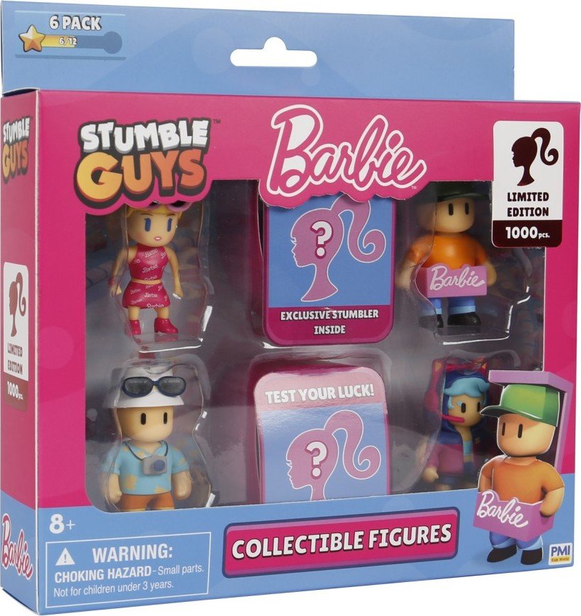 Deluxe box s figurky Stumble Guys X Barbie 6 ks - Alltoys