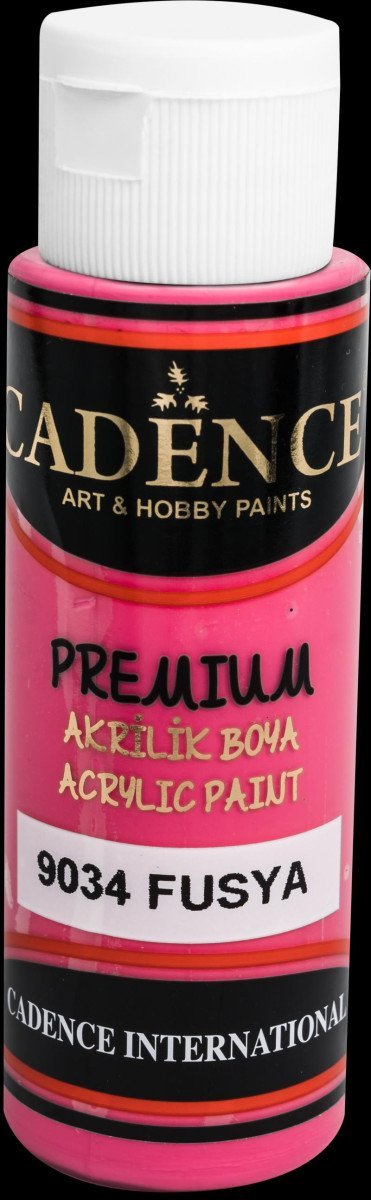 Levně Akrylová barva Cadence Premium - fuchsiová / 70 ml