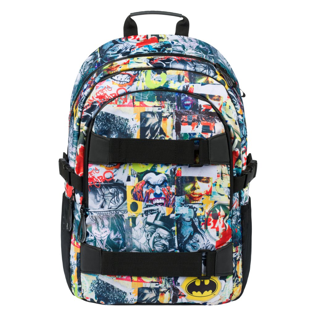 Levně BAAGL Školní batoh Skate Batman Komiks
