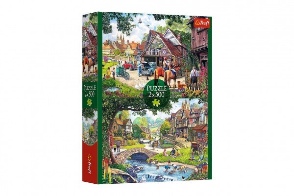 Levně Puzzle Idylický život 2x500 dílků