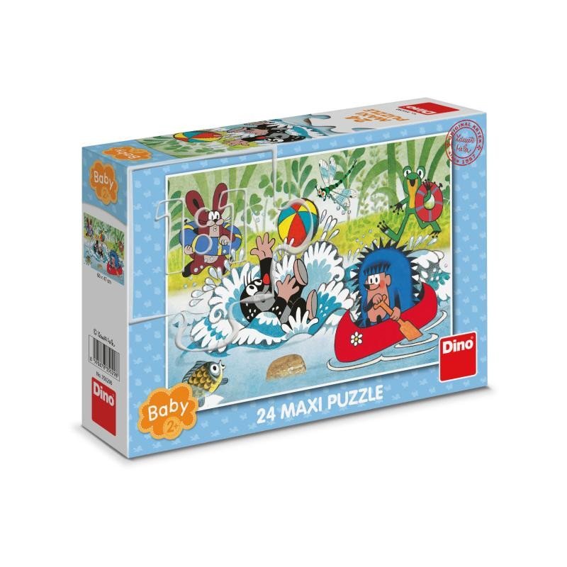 Levně Puzzle maxi Krtek ve vodě 24 dílků