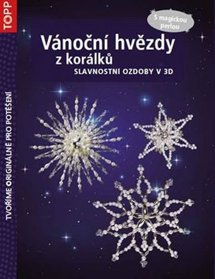 Levně TOPP Vánoční hvězdy z korálků - S magickou perlou