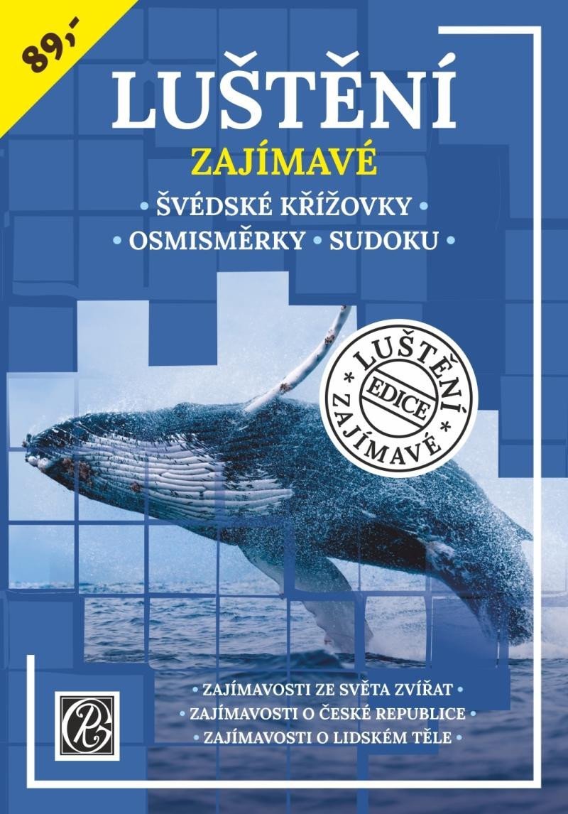 Levně Luštění zajímavé - Švédské křížovky, osmisměrky, sudoku