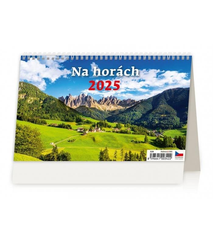 Levně Kalendář stolní 2025 - Na horách – 14denní
