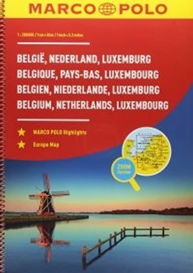 Levně Benelux / atlas-spirála 1:200T