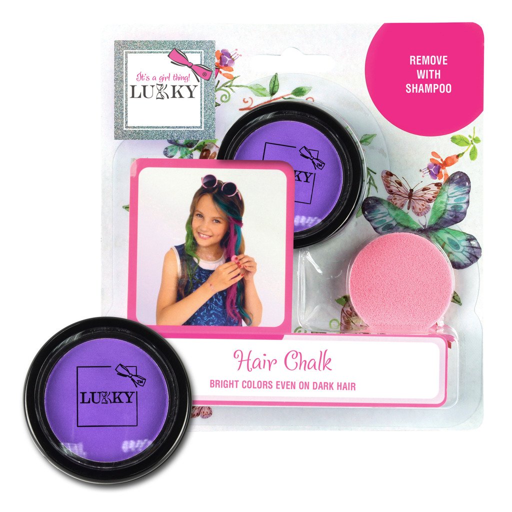 Product detail of Lukky křída na vlasy s aplikátorem, nachová - EPEE