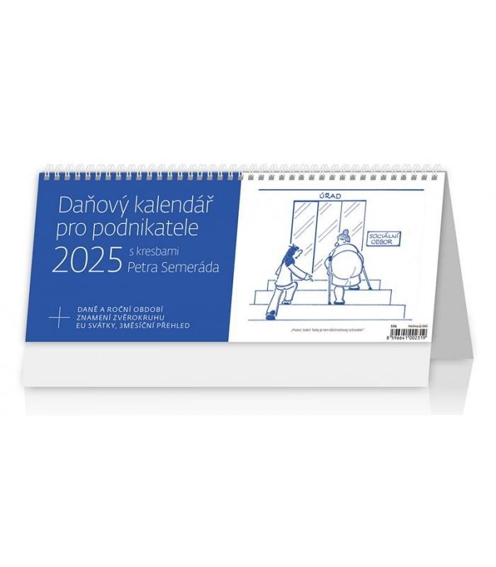 Levně Kalendář stolní 2025 - Daňový kalendář pro podnikatele