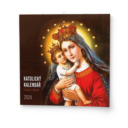 Levně Katolický kalendář s modlitbami 2024 - nástěnný kalendář