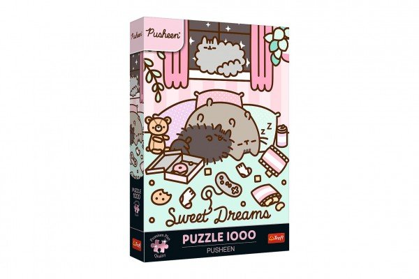 Product detail of Puzzle Premium Plus: Pusheen 1000 dílků 48x68,3cm v krabici 27x40x6cm