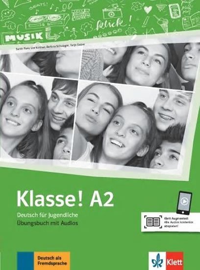 Levně Klasse! 2 (A2) - Kursbuch mit Audios und Videos Klasse! 2 (A2) - Übungsbuch mit Audios