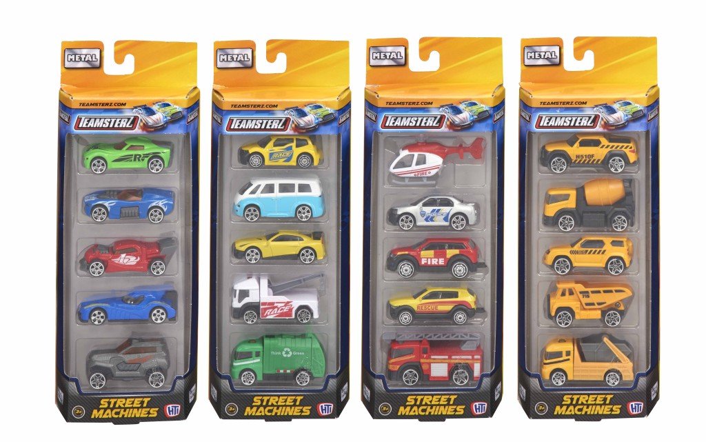 Teamsterz 5pack autíčka - Alltoys Halsall