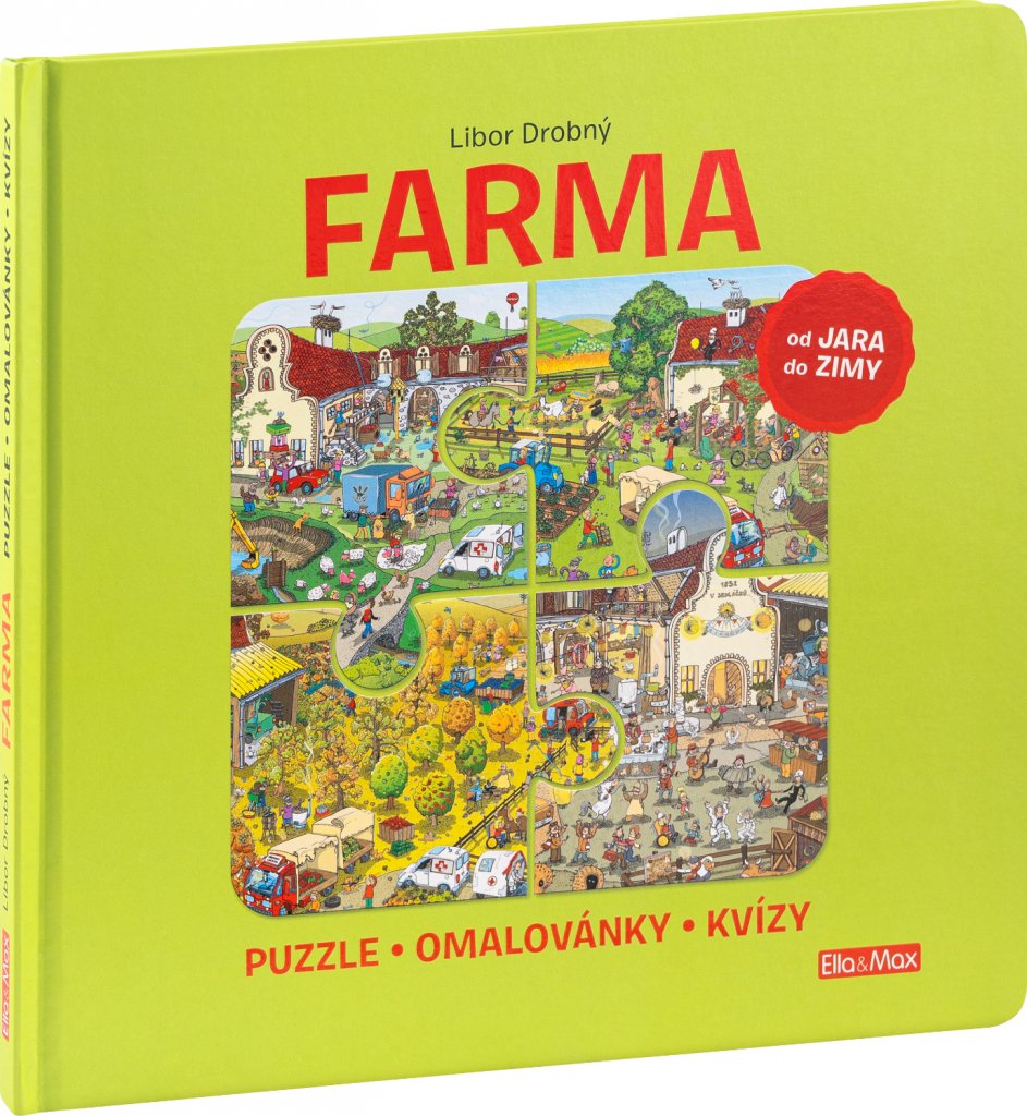 Farma – Puzzle, omalovánky, kvízy - Libor Drobný